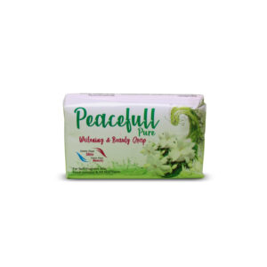 peacefull pure  whiteninig & beauty soap with jasmine  (130 gram)