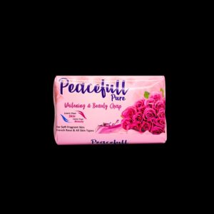 peacefull pure  whiteninig & beauty soap with rose  (100 gram)